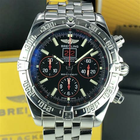 breitling blackbird limited edition red strike|Breitling Chronomat Blackbird Red Strike Limited Mens Watch .